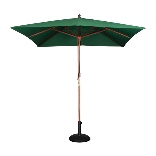 DistinQt Outdoor Square Outdoor Umbrella 2.5m Green